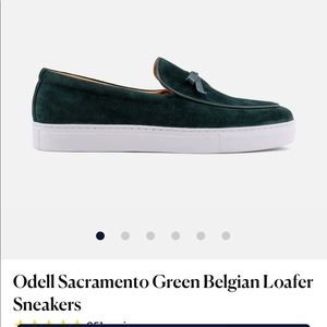 Odell Sacramento Green Belgian Loafer Sneakers